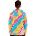 Cake Color Palette Painting Women s Zipper Hoodie View2