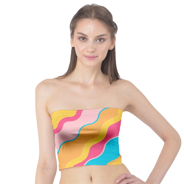 Cake Color Palette Painting Tube Top