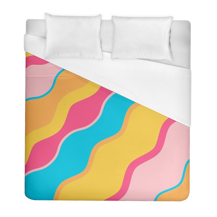 Cake Color Palette Painting Duvet Cover (Full/ Double Size)