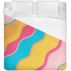 Cake Color Palette Painting Duvet Cover (king Size) by Sapixe