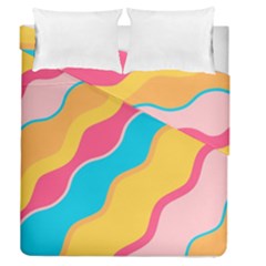 Cake Color Palette Painting Duvet Cover Double Side (queen Size) by Sapixe