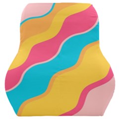 Cake Color Palette Painting Car Seat Back Cushion 