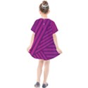 Pattern Lines Stripes Texture Kids  Smock Dress View2