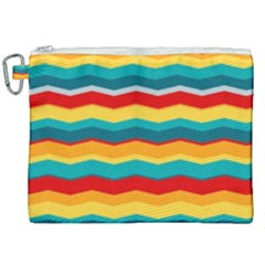 Retro Colors 60 Background Canvas Cosmetic Bag (xxl) by Sapixe