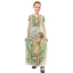 Fairy 1225819 1280 Kids  Short Sleeve Maxi Dress by vintage2030