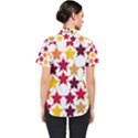 Background Abstract Women s Short Sleeve Shirt View2