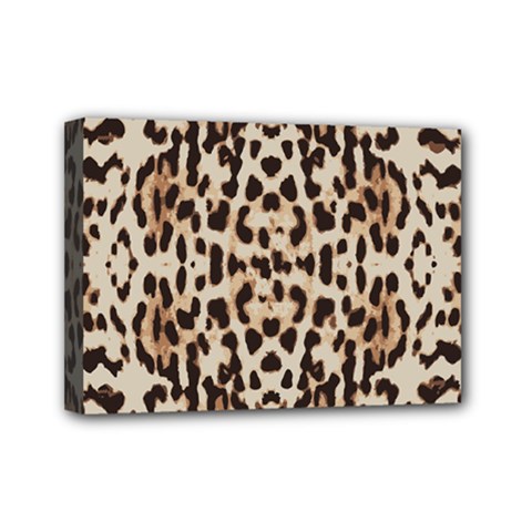 Pattern Leopard Skin Background Mini Canvas 7  X 5  (stretched) by Sapixe