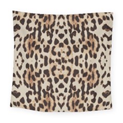 Pattern Leopard Skin Background Square Tapestry (large) by Sapixe