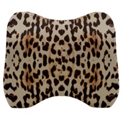 Pattern Leopard Skin Background Velour Head Support Cushion