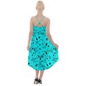 Pattern Flowers Flower Texture High-Low Halter Chiffon Dress  View2