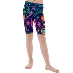 Pattern Nature Design Patterns Kids  Mid Length Swim Shorts by Sapixe