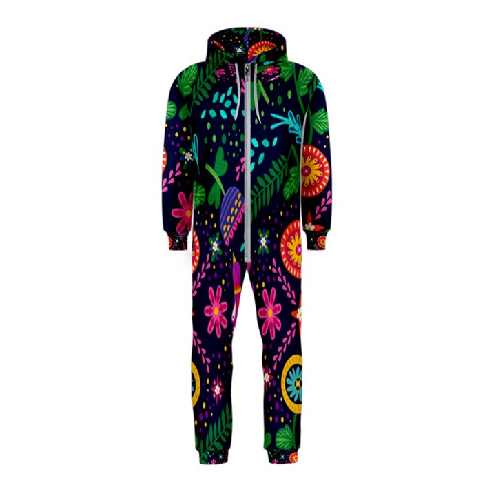 Pattern Nature Design Patterns Hooded Jumpsuit (Kids)