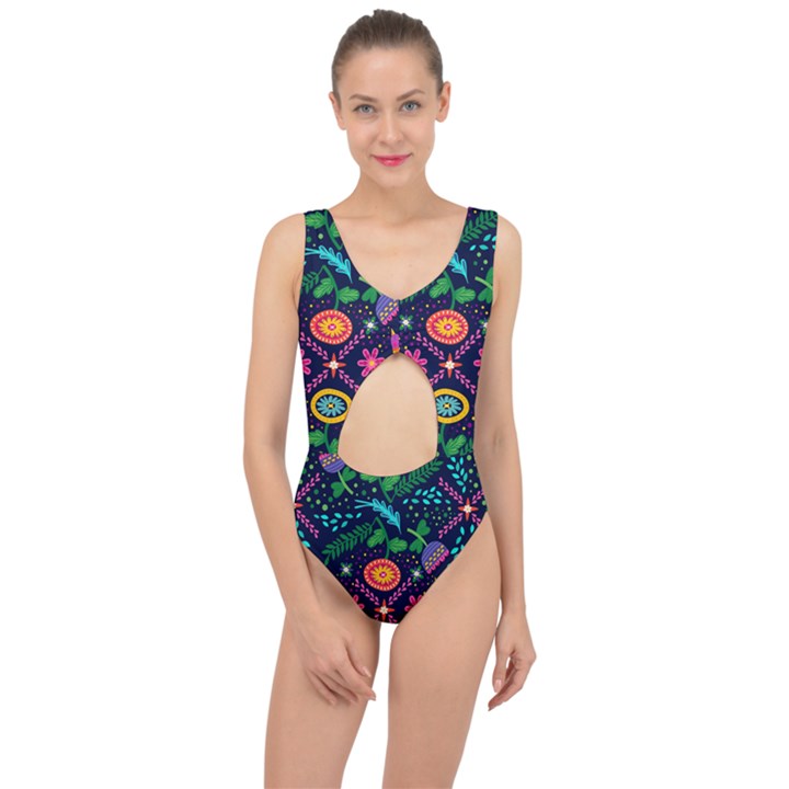 Pattern Nature Design Patterns Center Cut Out Swimsuit