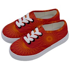 Background Rays Sun Kids  Classic Low Top Sneakers by Sapixe