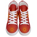 Background Rays Sun Men s Hi-Top Skate Sneakers View1