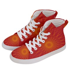 Background Rays Sun Men s Hi-top Skate Sneakers by Sapixe