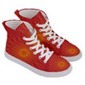 Background Rays Sun Men s Hi-Top Skate Sneakers View3