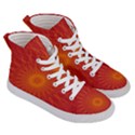 Background Rays Sun Women s Hi-Top Skate Sneakers View3