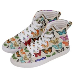 Butterfly 1126264 1920 Women s Hi-top Skate Sneakers by vintage2030