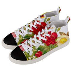 Flower Bouquet 1131891 1920 Men s Mid-top Canvas Sneakers