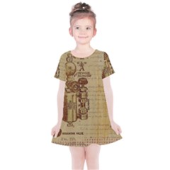 Vintage 1123731 1920 Kids  Simple Cotton Dress