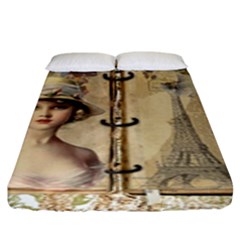 Paris 1122617 1920 Fitted Sheet (king Size) by vintage2030