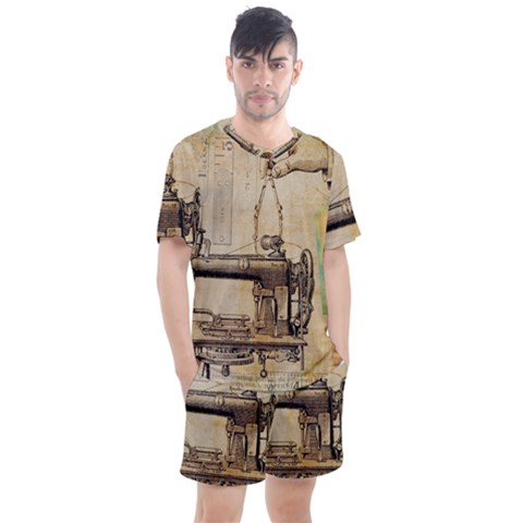 Sewing 1123718 1920 Men s Mesh Tee And Shorts Set by vintage2030