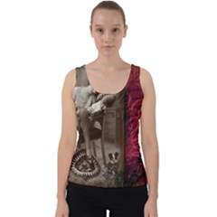 Vintage 1217079 1920 Velvet Tank Top