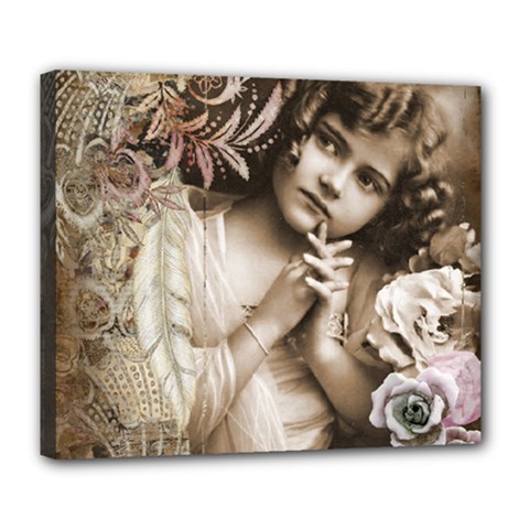 Little 1220480 1920 Deluxe Canvas 24  X 20  (stretched) by vintage2030