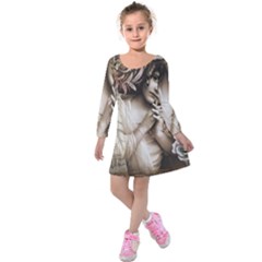 Little 1220480 1920 Kids  Long Sleeve Velvet Dress by vintage2030