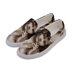 Little 1220480 1920 Women s Canvas Slip Ons by vintage2030