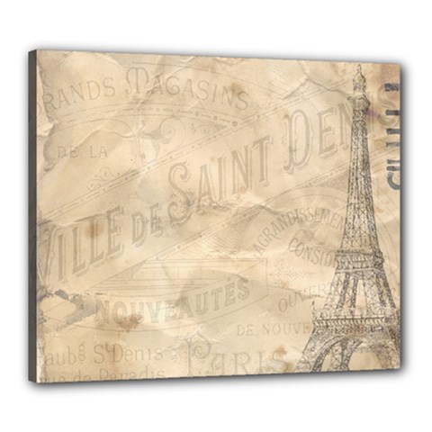 Paris 1118815 1280 Canvas 24  X 20  (stretched) by vintage2030