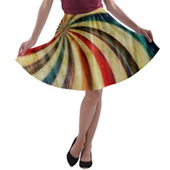 Abstract 2068610 960 720 A-line Skater Skirt by vintage2030