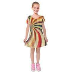 Abstract 2068610 960 720 Kids  Short Sleeve Velvet Dress by vintage2030