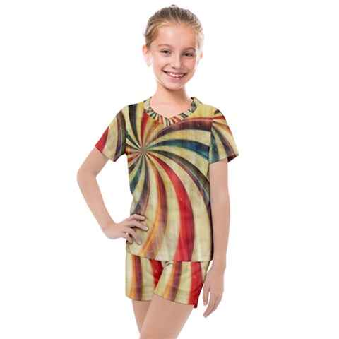 Abstract 2068610 960 720 Kids  Mesh Tee And Shorts Set by vintage2030