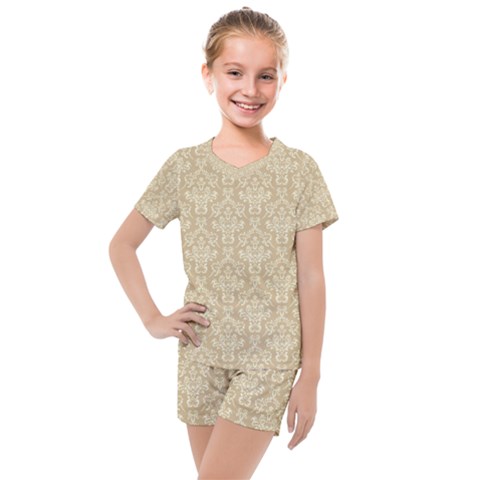 Damask 937607 960 720 Kids  Mesh Tee And Shorts Set by vintage2030