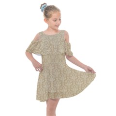 Damask 937607 960 720 Kids  Shoulder Cutout Chiffon Dress