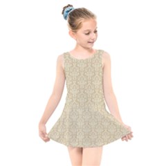 Damask 937607 960 720 Kids  Skater Dress Swimsuit