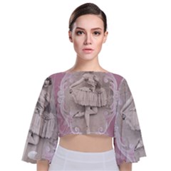 Lady 1112861 1280 Tie Back Butterfly Sleeve Chiffon Top