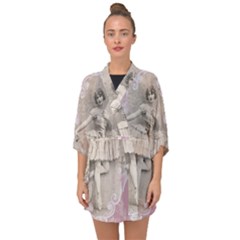 Lady 1112861 1280 Half Sleeve Chiffon Kimono