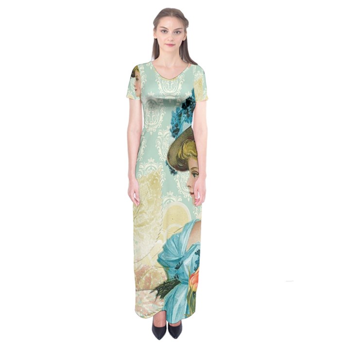 Lady 1112776 1920 Short Sleeve Maxi Dress