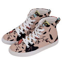 Retrocouplekissing Women s Hi-top Skate Sneakers by vintage2030