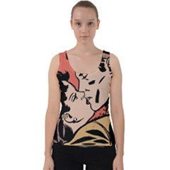 Retrocouplekissing Velvet Tank Top