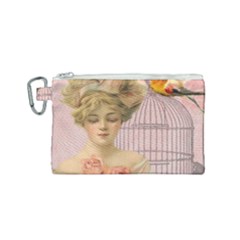 Woman 1079479 1920 Canvas Cosmetic Bag (small) by vintage2030