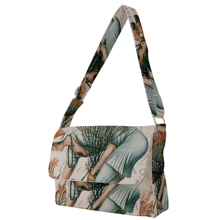 Flapper 1079515 1920 Full Print Messenger Bag