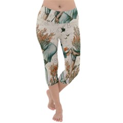 Flapper 1079515 1920 Lightweight Velour Capri Yoga Leggings