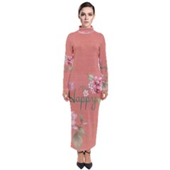 Flower 979466 1280 Turtleneck Maxi Dress