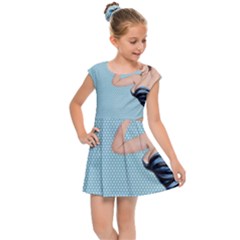 Retro 1107640 1920 Kids Cap Sleeve Dress by vintage2030