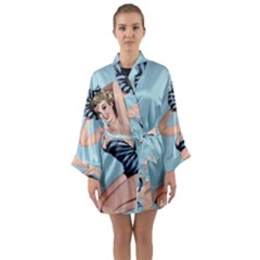 Retro 1107640 1920 Long Sleeve Kimono Robe by vintage2030