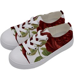 Rose 1077964 1280 Kids  Low Top Canvas Sneakers by vintage2030